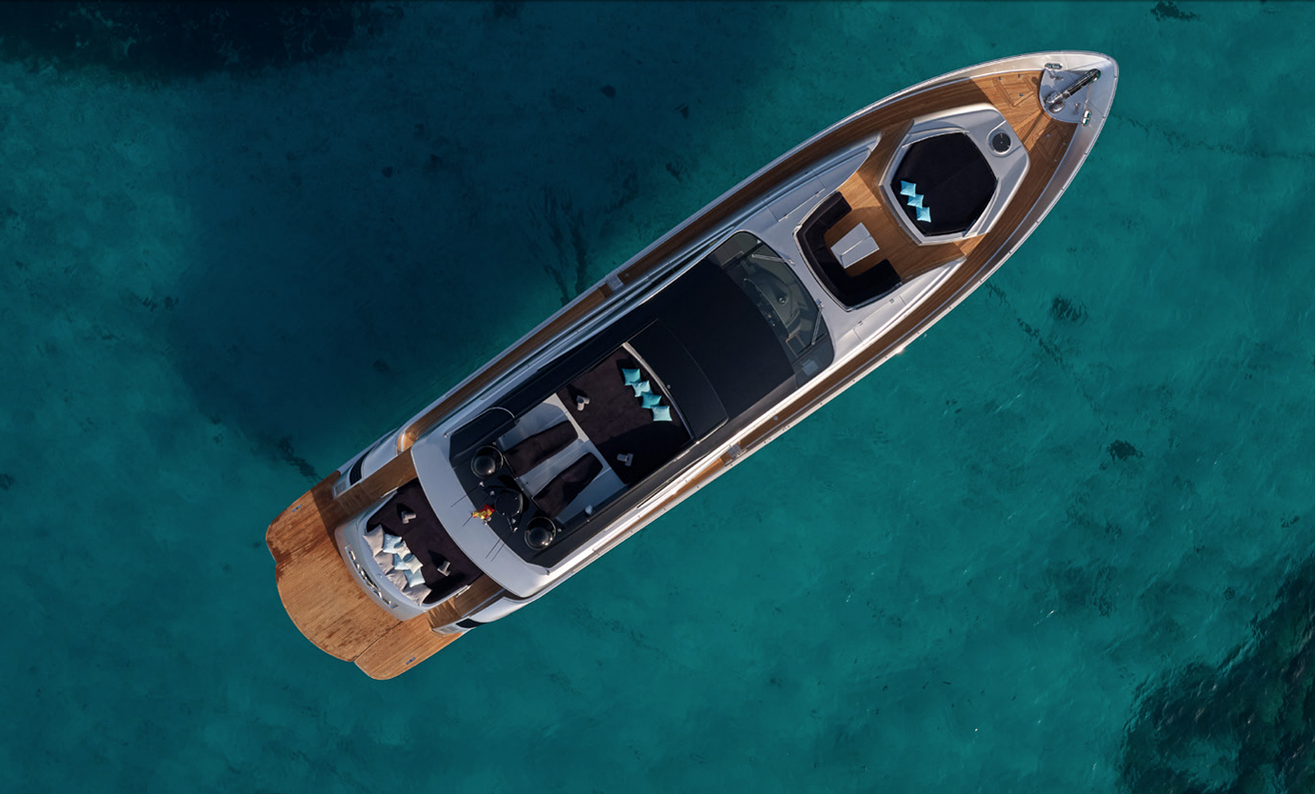 PERSHING 90 D